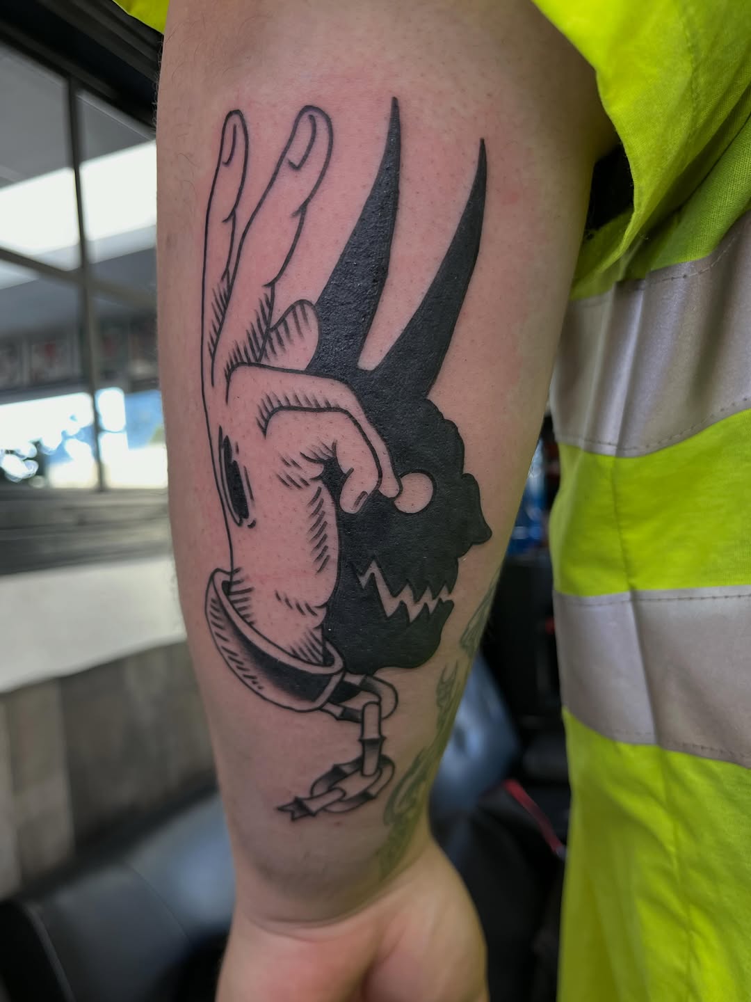 Tattoo by @nikkonyce — blackwork, new_school