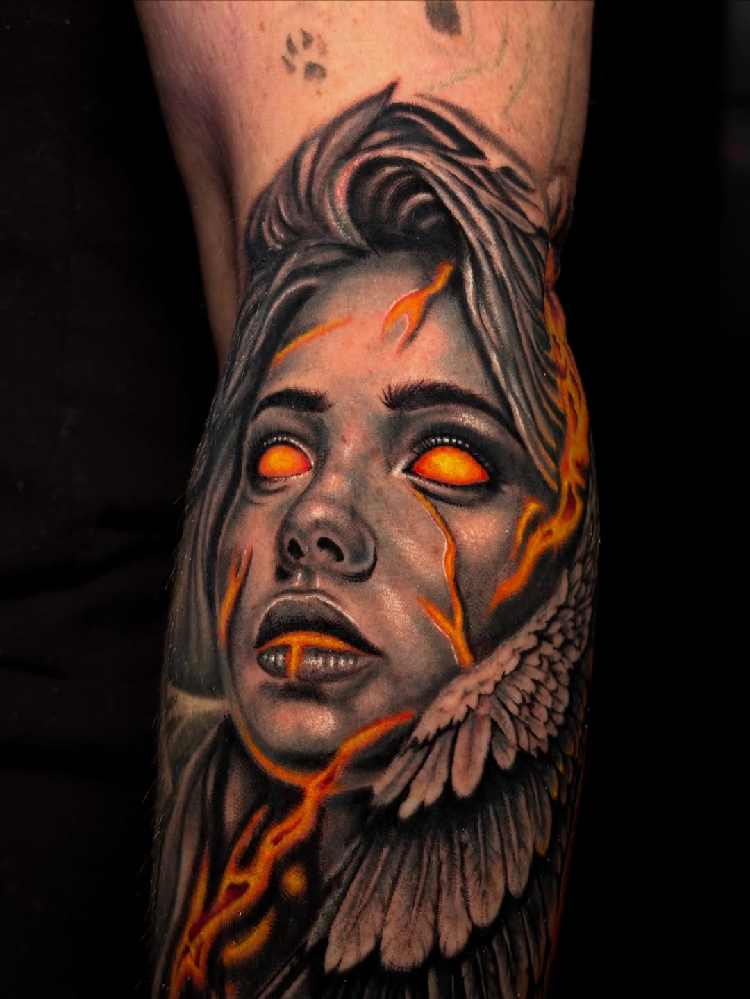 Tattoo by @d.muns_ink — realism, dark_realism