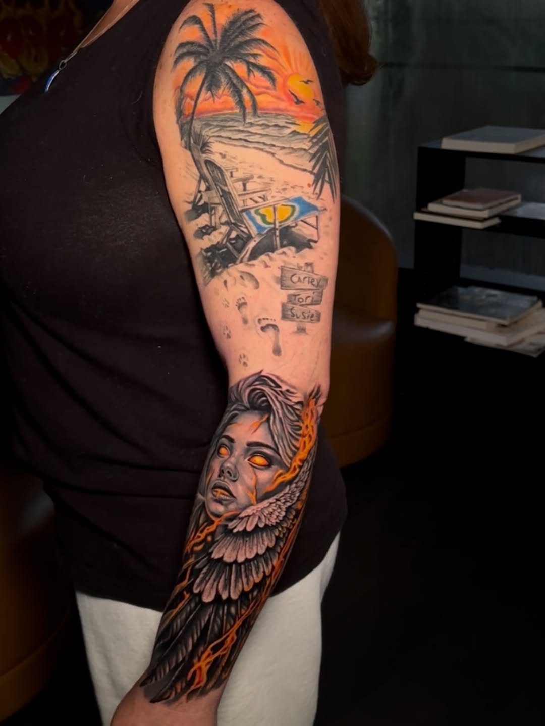 Tattoo by @d.muns_ink — realism, black_and_grey