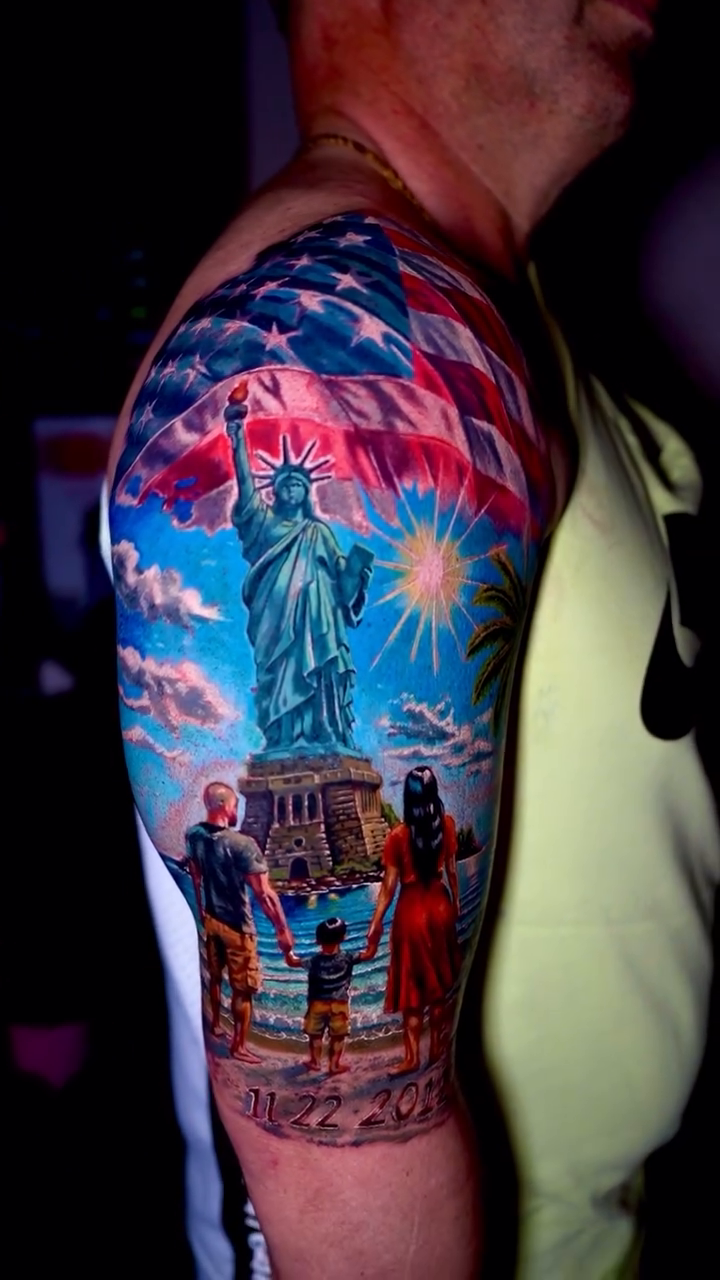 Tattoo by @osnay_tattooart — realism, trash_polka