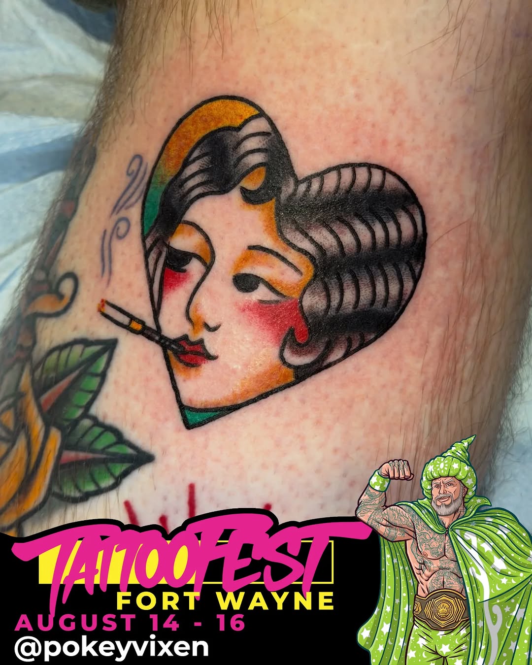 Tattoo by @pokeyvixen — american_traditional