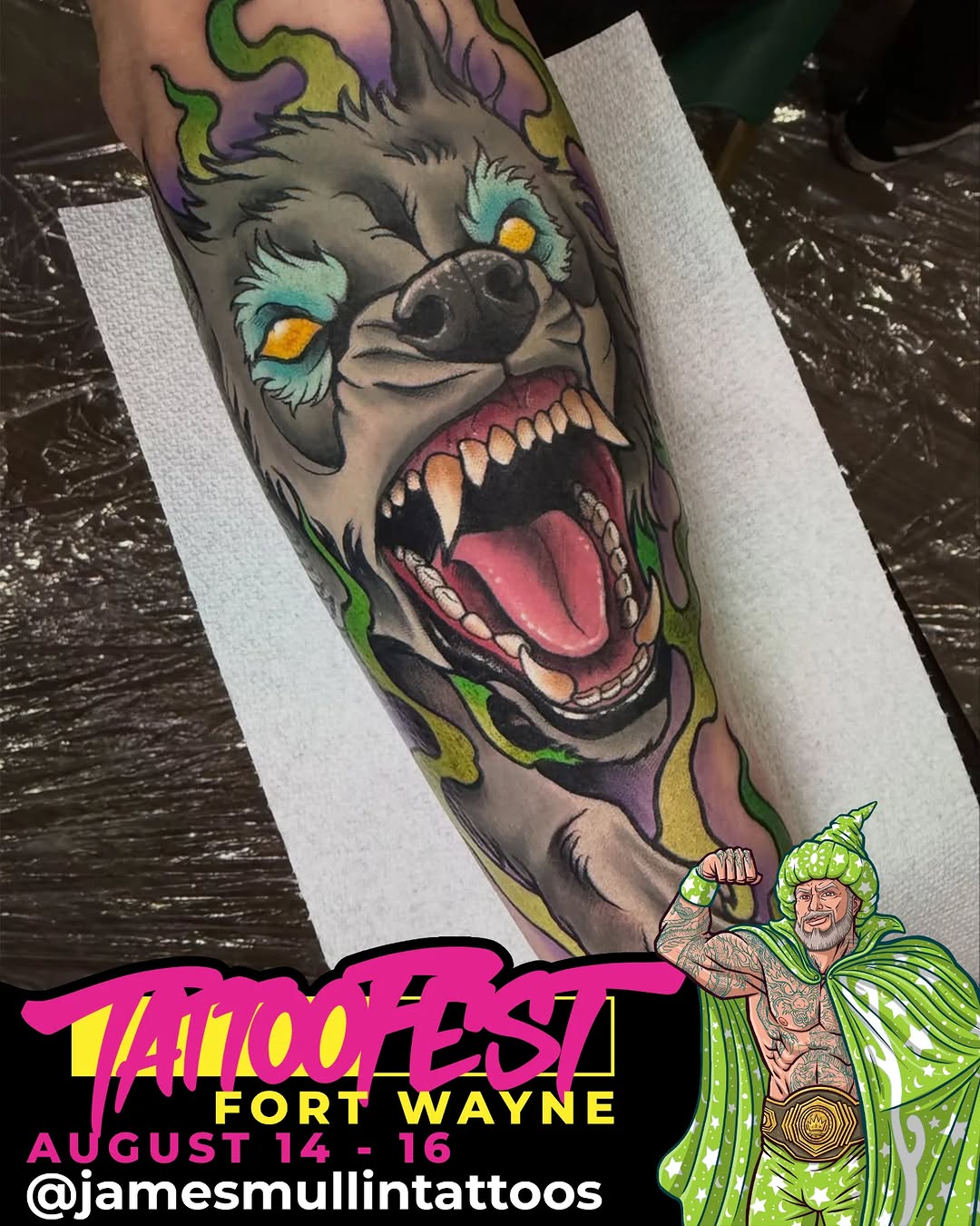 Tattoo by @jamesmullintattoos β new_school, black_and_grey