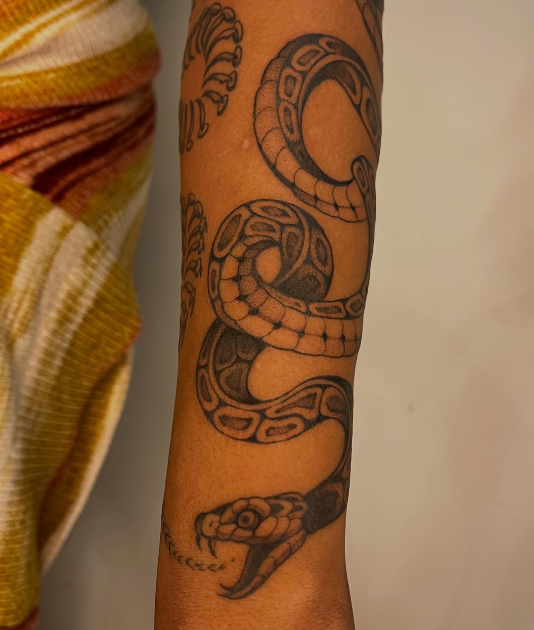 Tattoo by @carlavtattoos — black_and_grey, chicano