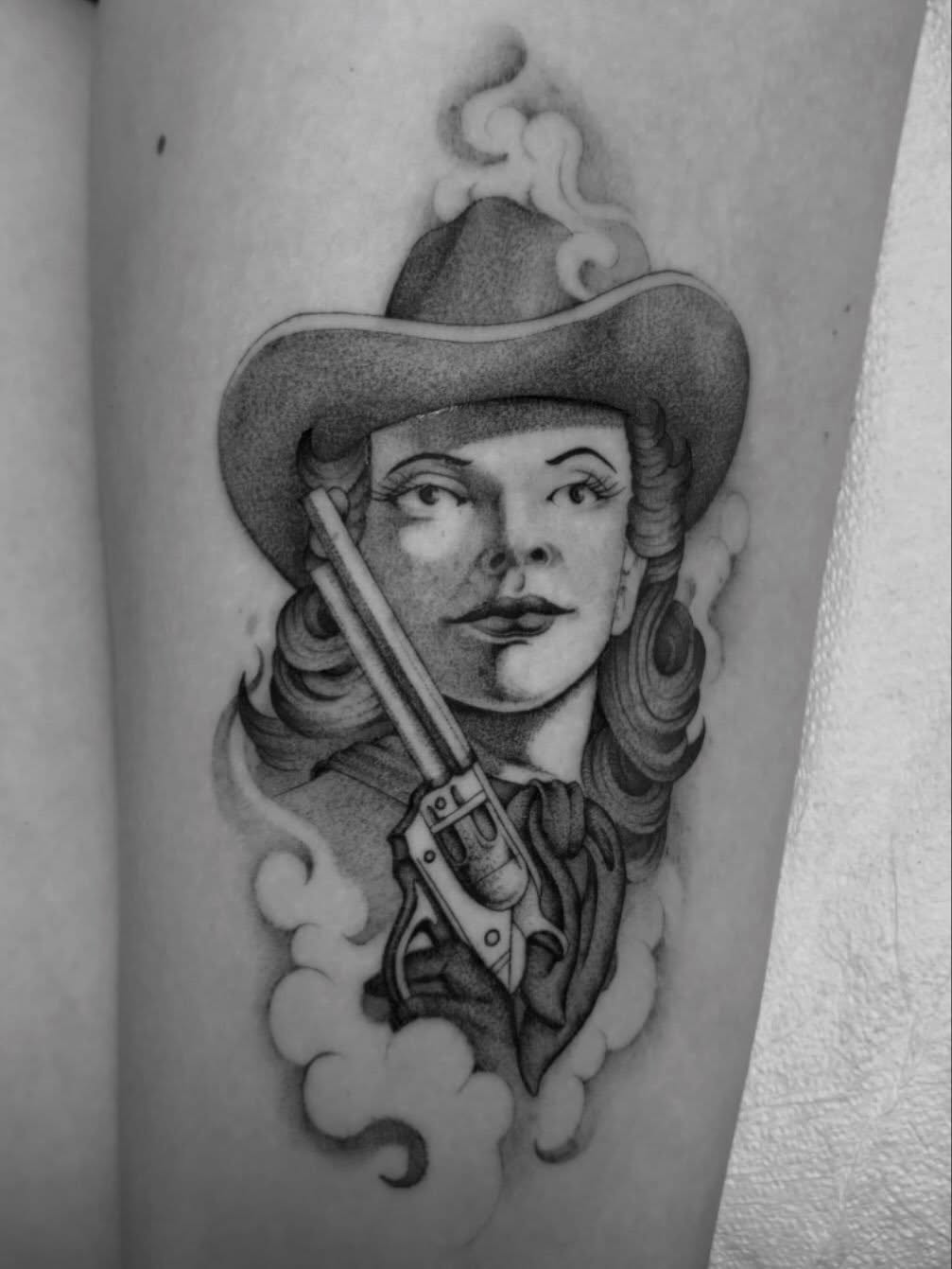 Tattoo by @elmertattoos — black_and_grey, realism