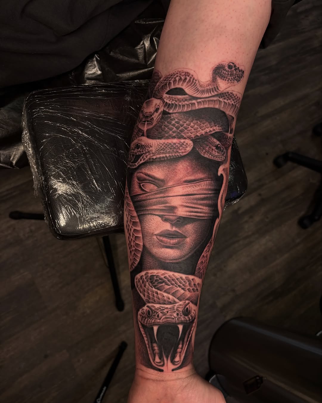 Tattoo by @seibastattoos — realism, black_and_grey