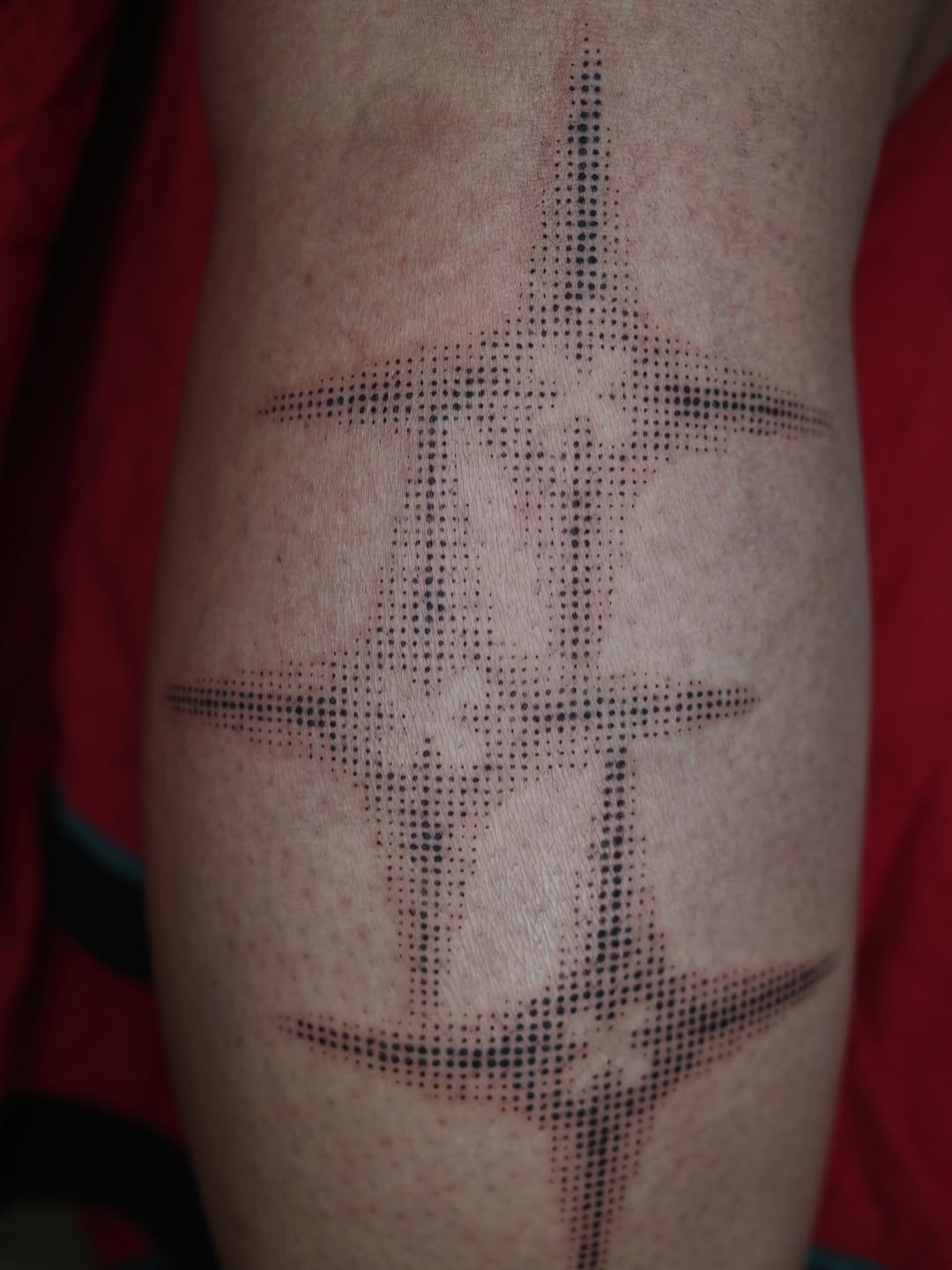 Tattoo by @harrykenchington — dotwork, geometric