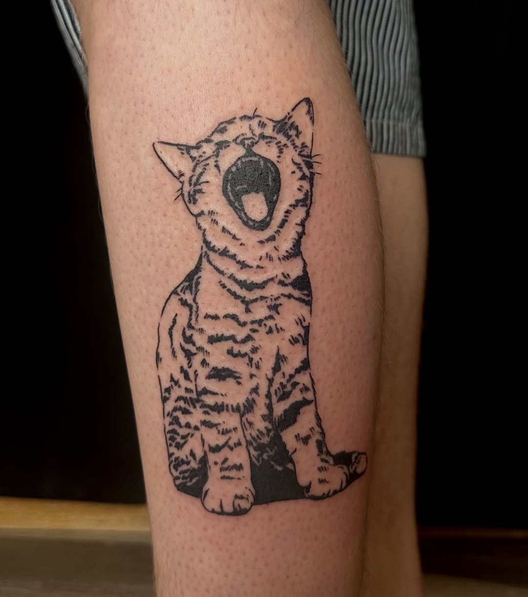 Tattoo by @treehuggertattoos — illustrative, black_and_grey