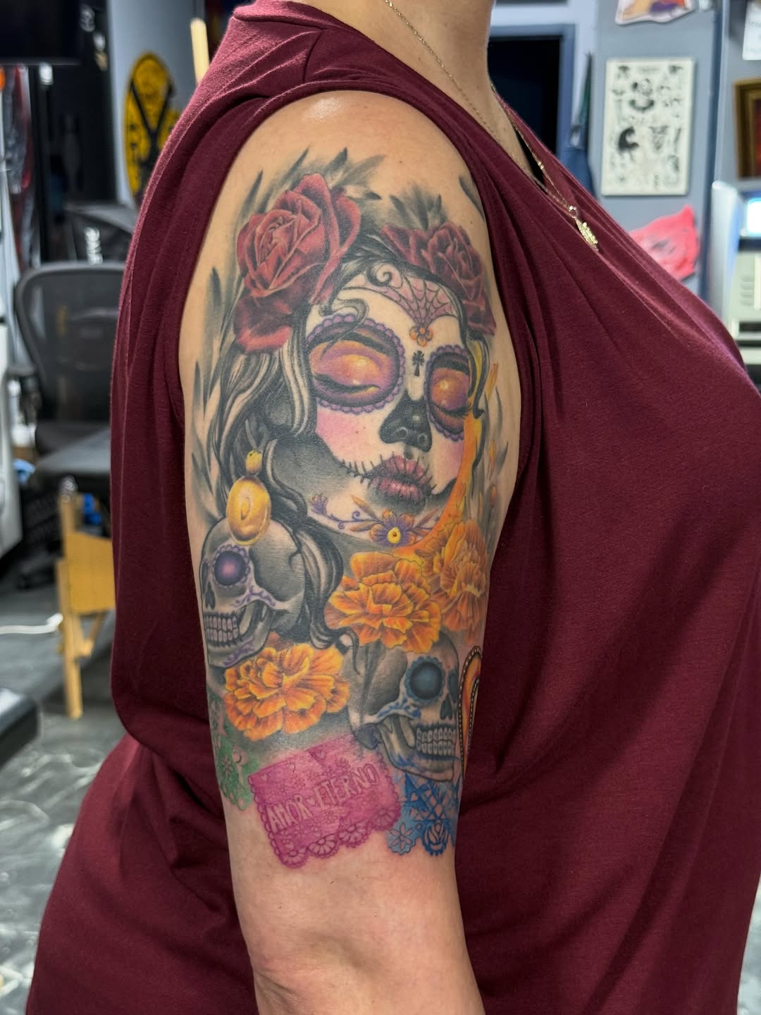 Tattoo by @trinatatuaje — realism, black_and_grey
