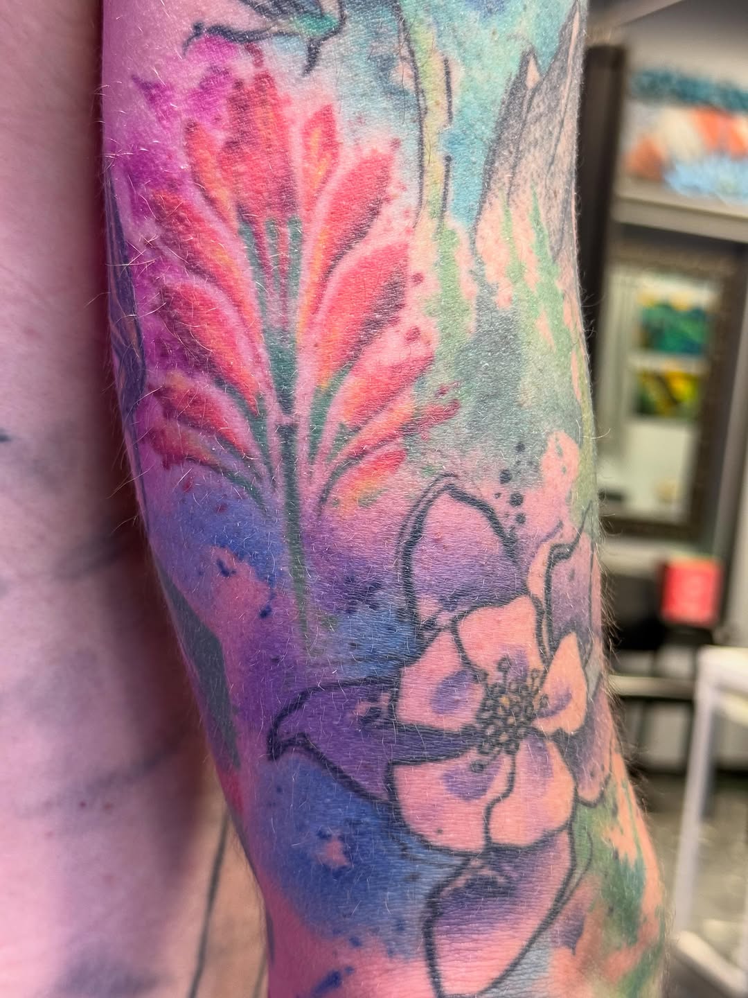 Tattoo by @trinatatuaje — watercolor, fine_line