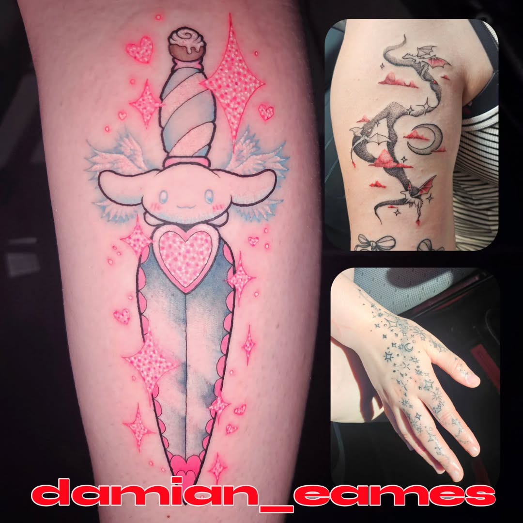 Tattoo by @damian_eames — illustrative, new_school