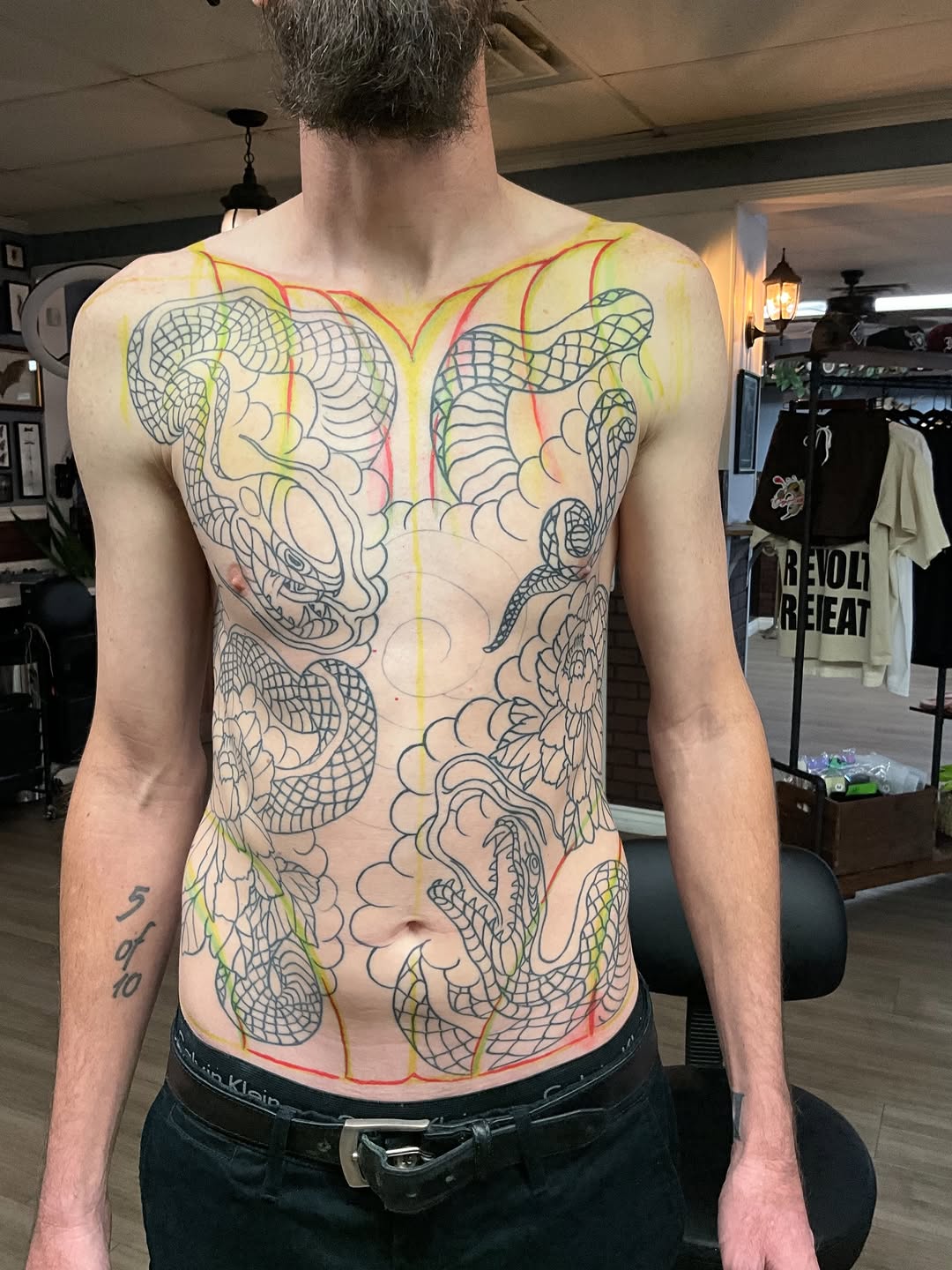Tattoo by @dylanprorok — japanese_irezumi, illustrative