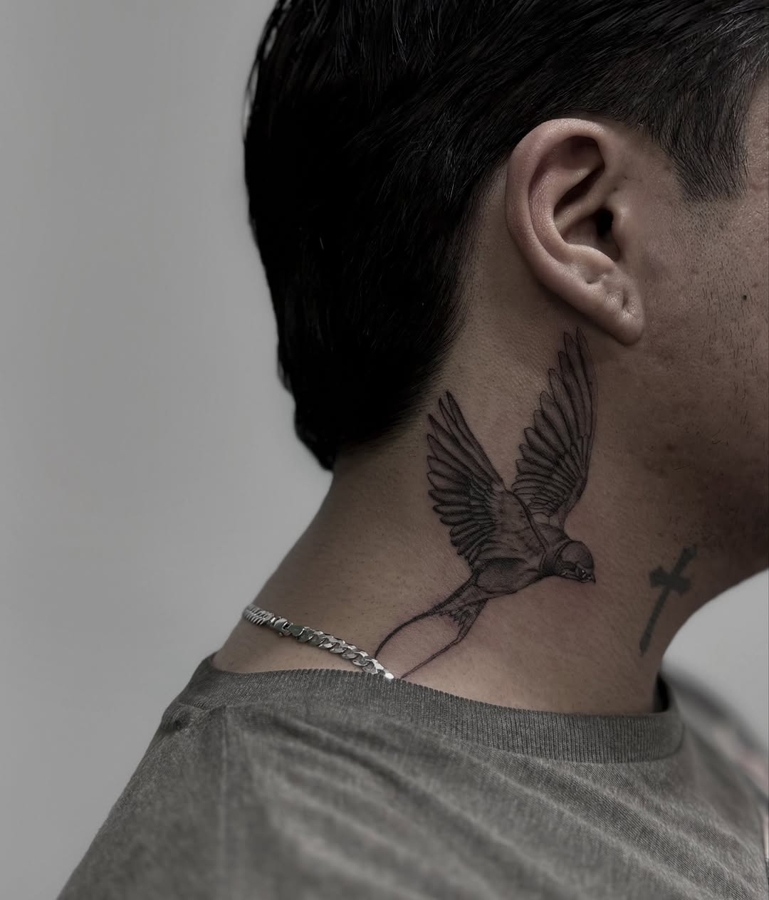 Tattoo by @mugshot.ink — realism, black_and_grey