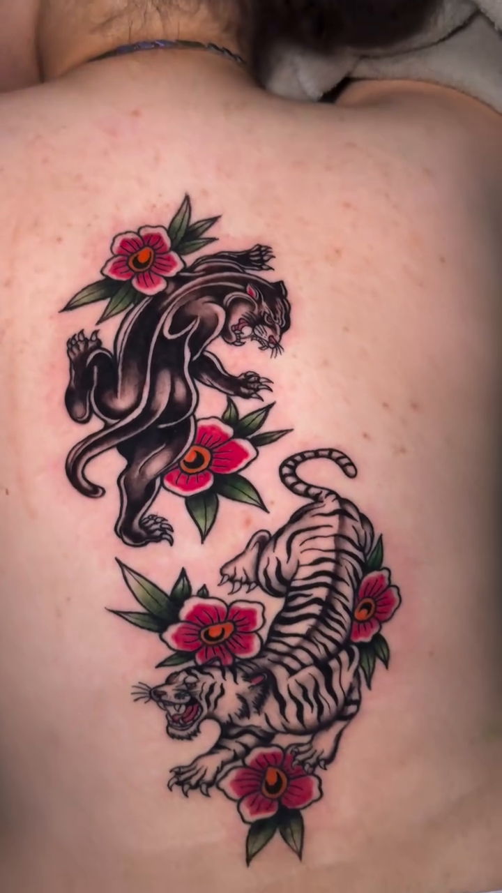 Tattoo by @prrtykitty.ink — neo_traditional, black_and_grey