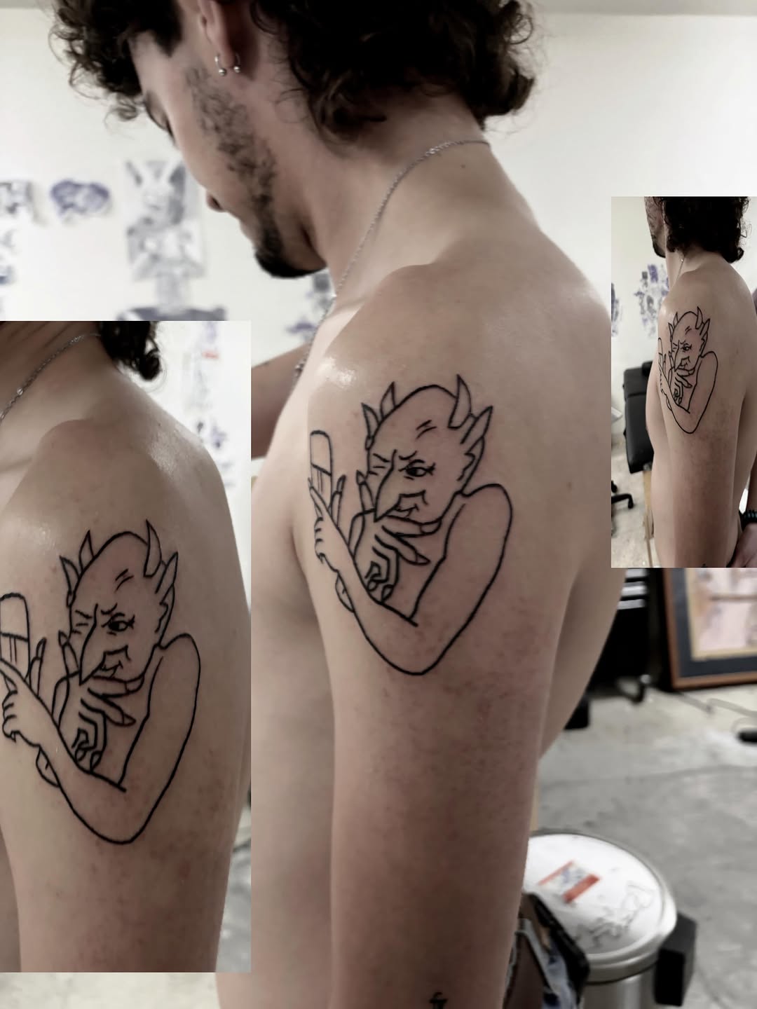 Tattoo by @stainedskintattoo — blackwork