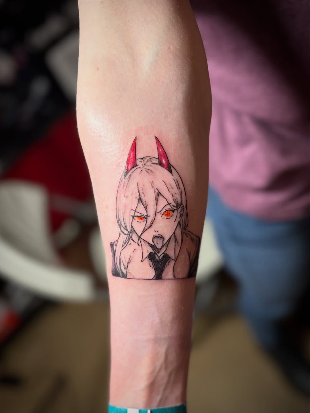 Tattoo by @shadowsteptattoo — anime