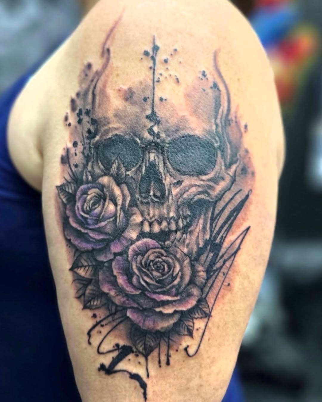 Tattoo by @david_winn_tattoos — realism, black_and_grey
