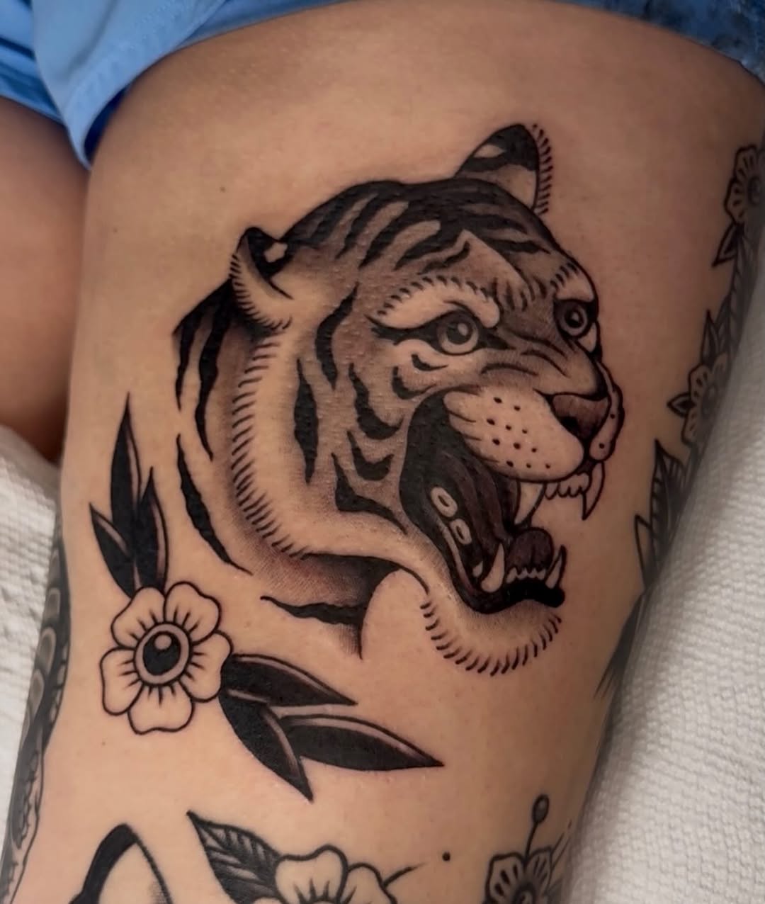Tattoo by @coryallentattoos β american_traditional, black_and_grey
