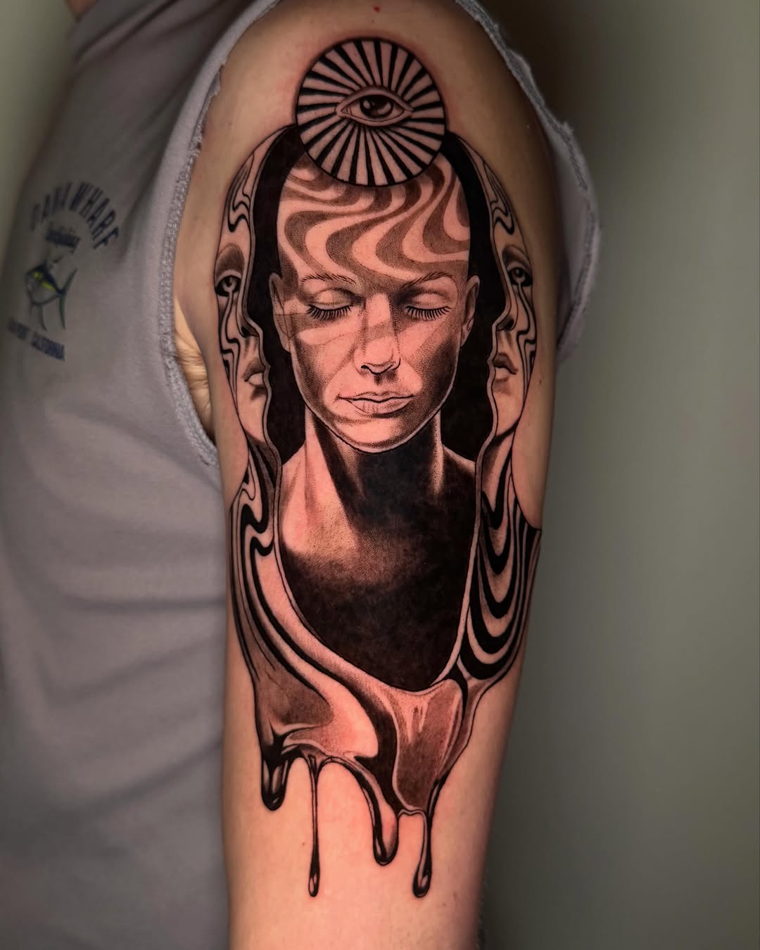 Tattoo by @erinblaney_tattoo β black_and_grey, illustrative