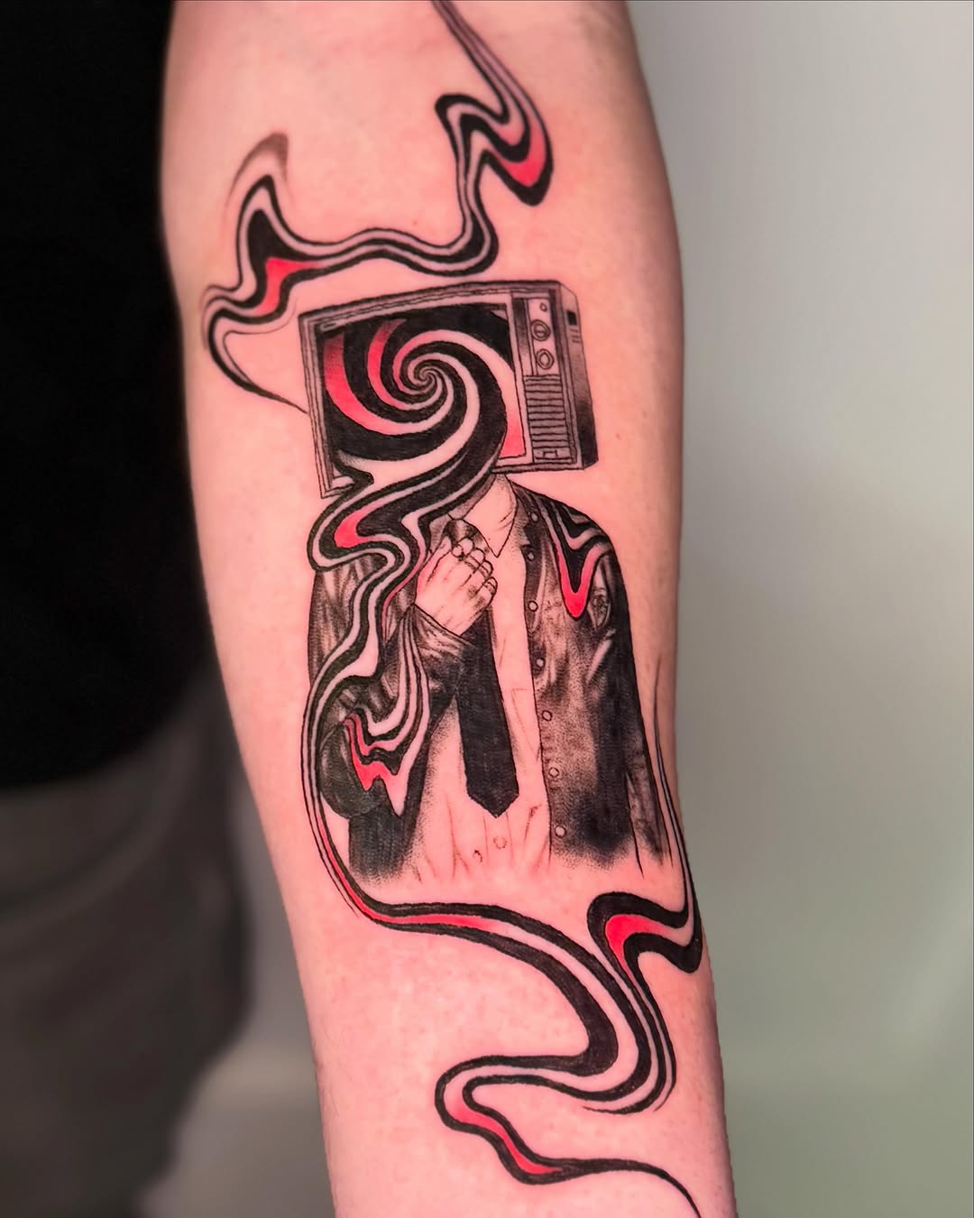 Tattoo by @erinblaney_tattoo β illustrative, black_and_grey
