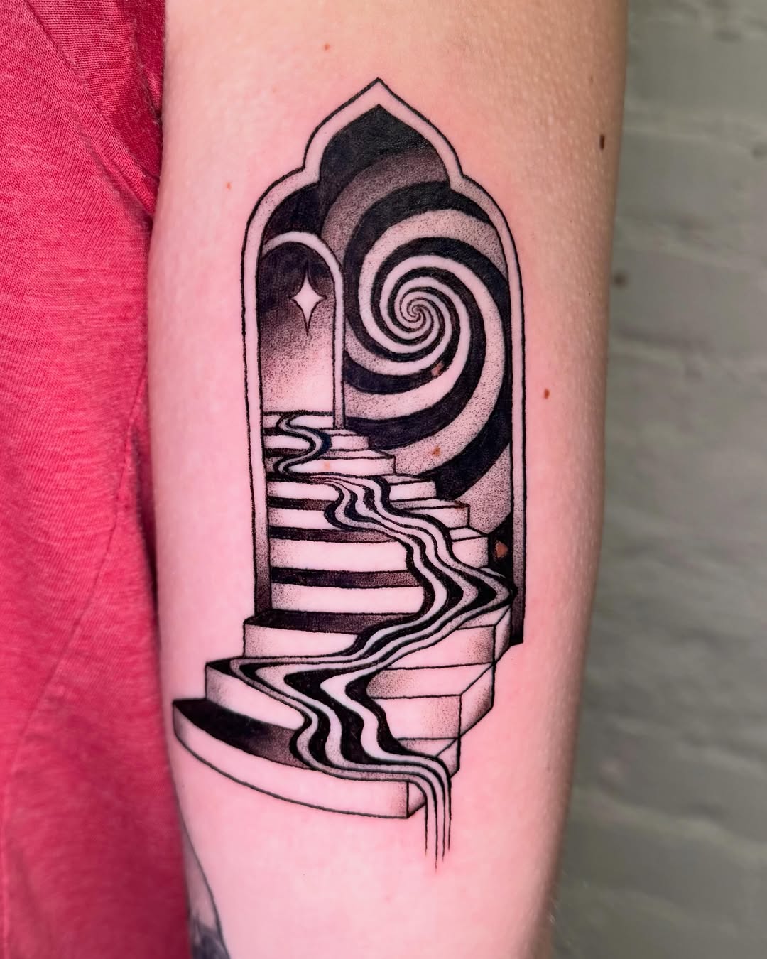Tattoo by @erinblaney_tattoo β illustrative, dotwork
