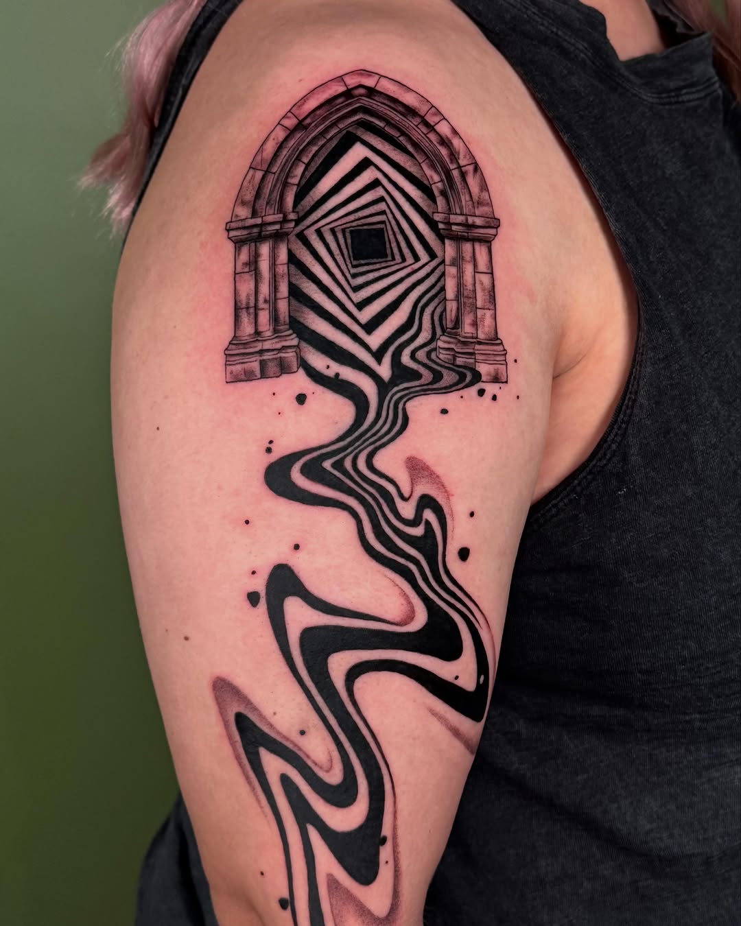 Tattoo by @erinblaney_tattoo β illustrative, blackwork