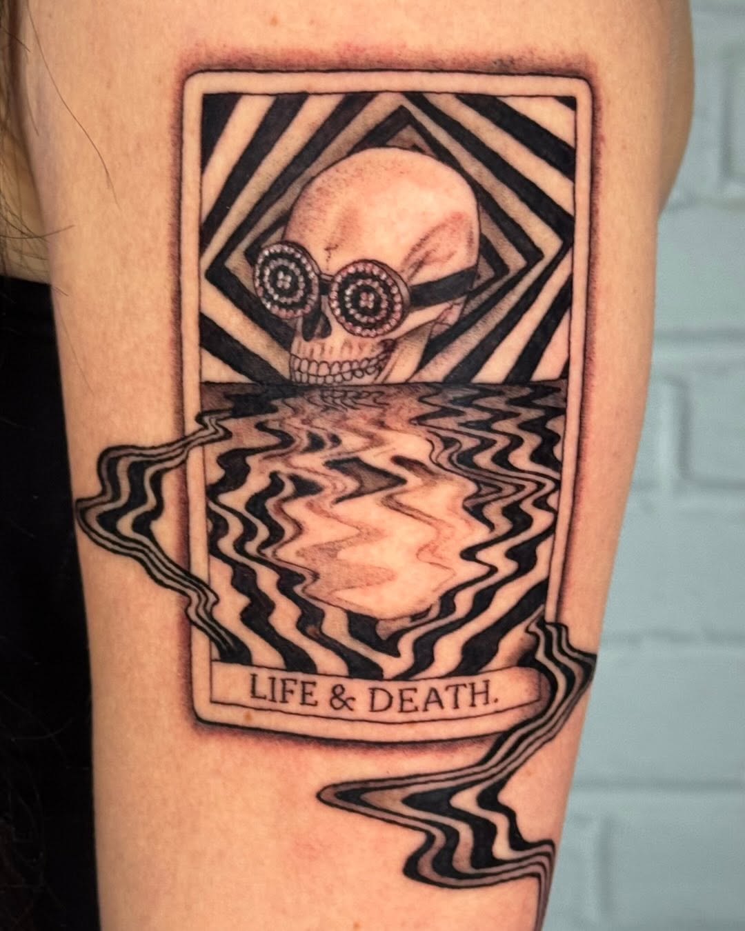 Tattoo by @erinblaney_tattoo β illustrative, black_and_grey