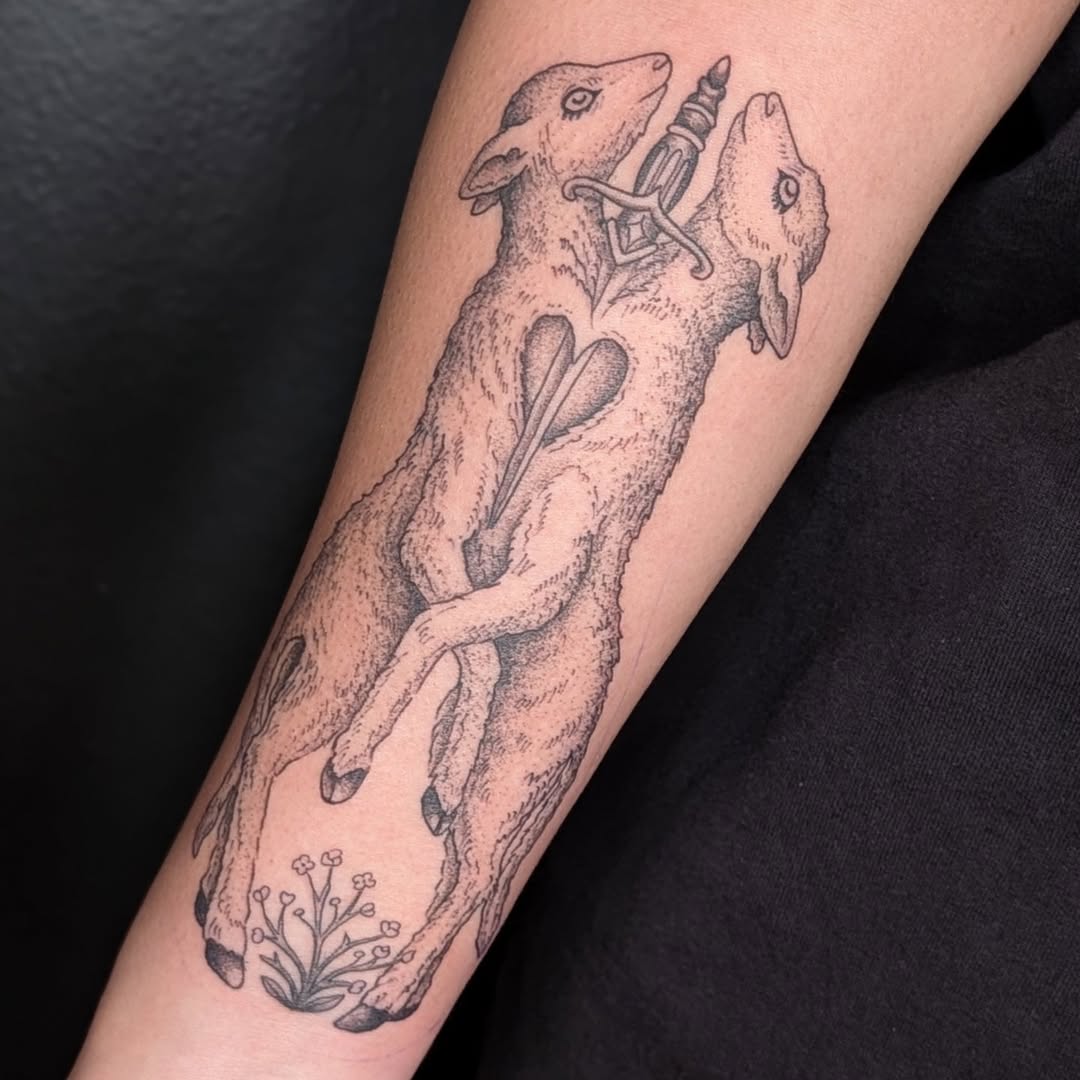 Tattoo by @casxket — illustrative, black_and_grey