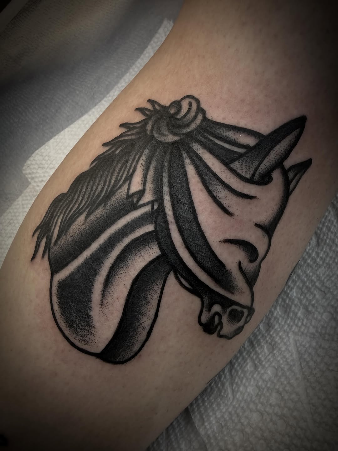 Tattoo by @a.slatertattooing — black_and_grey