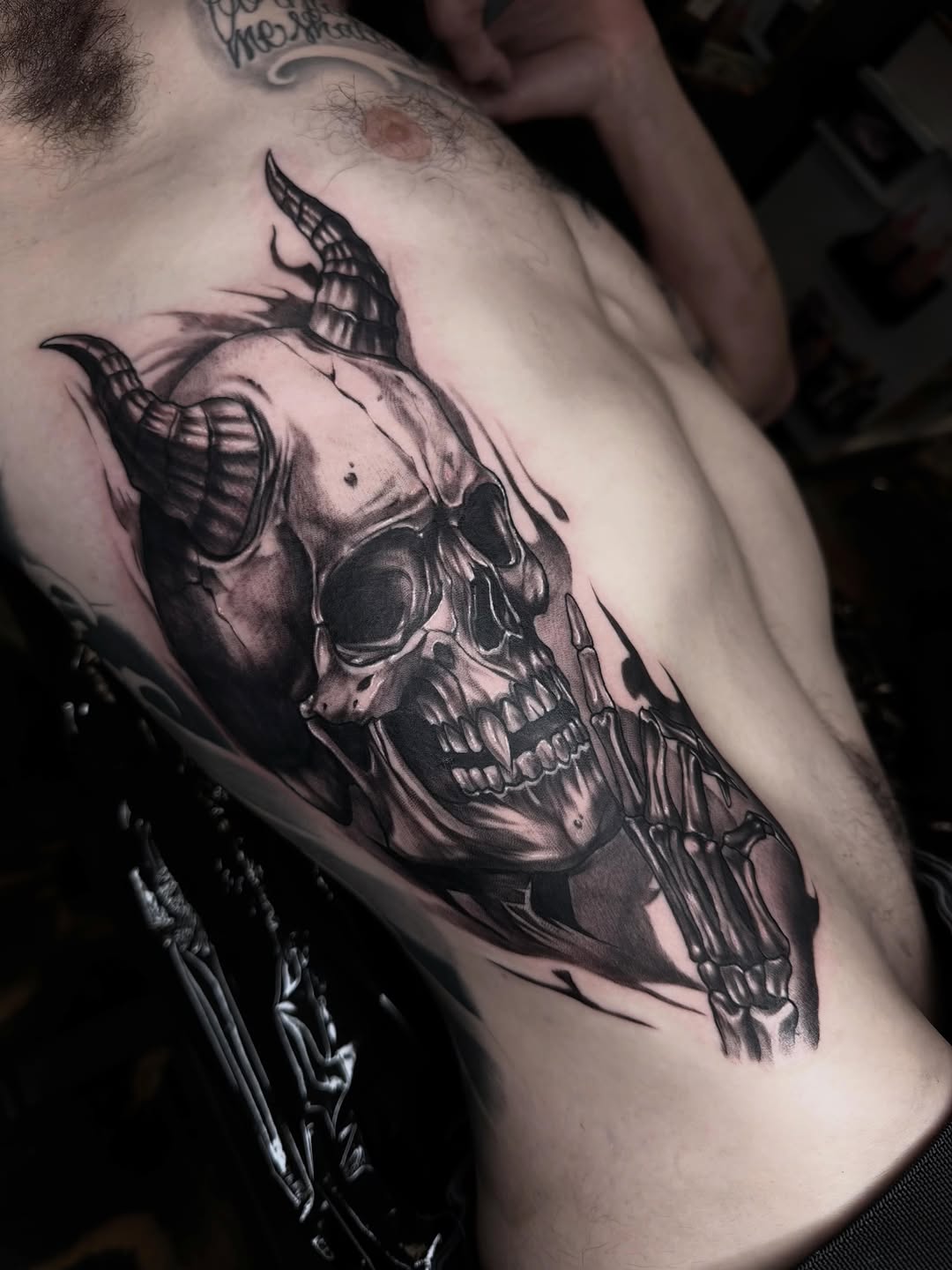 Tattoo by @wendys.ink — black_and_grey, realism