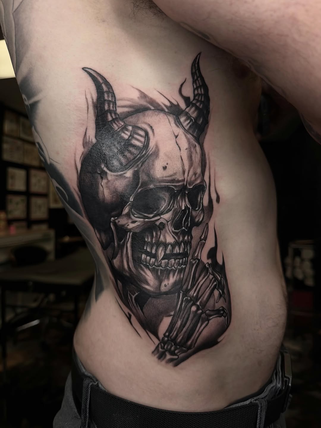 Tattoo by @wendys.ink — black_and_grey, realism