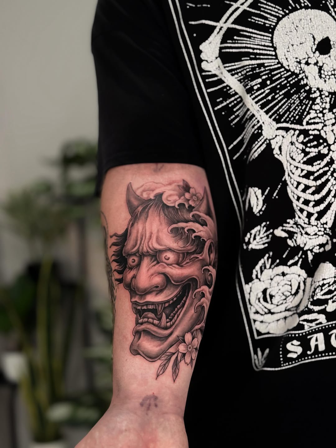 Tattoo by @kai_inkk — japanese_irezumi, black_and_grey