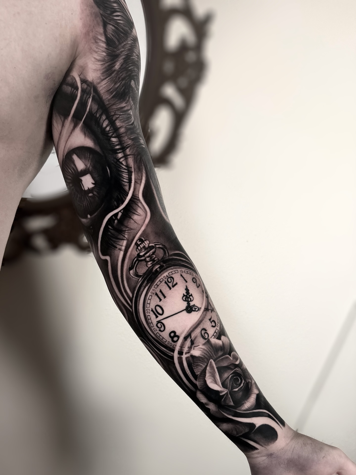 Tattoo by @giuseppe_gibi_bonelli — realism, black_and_grey