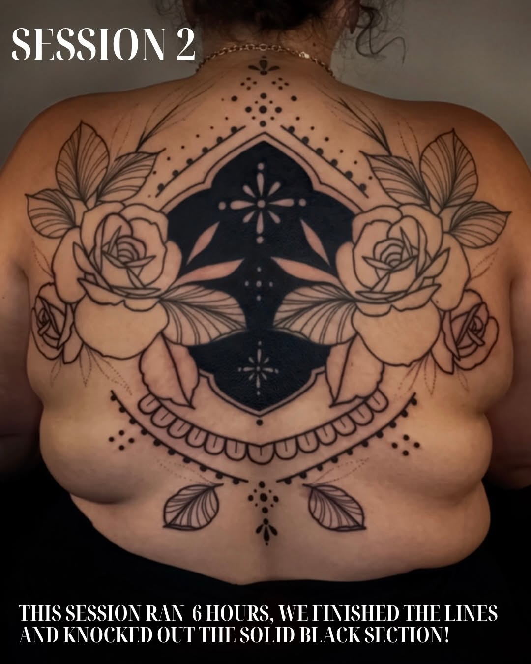 Tattoo by @ofcourseithurts — blackwork, ornamental