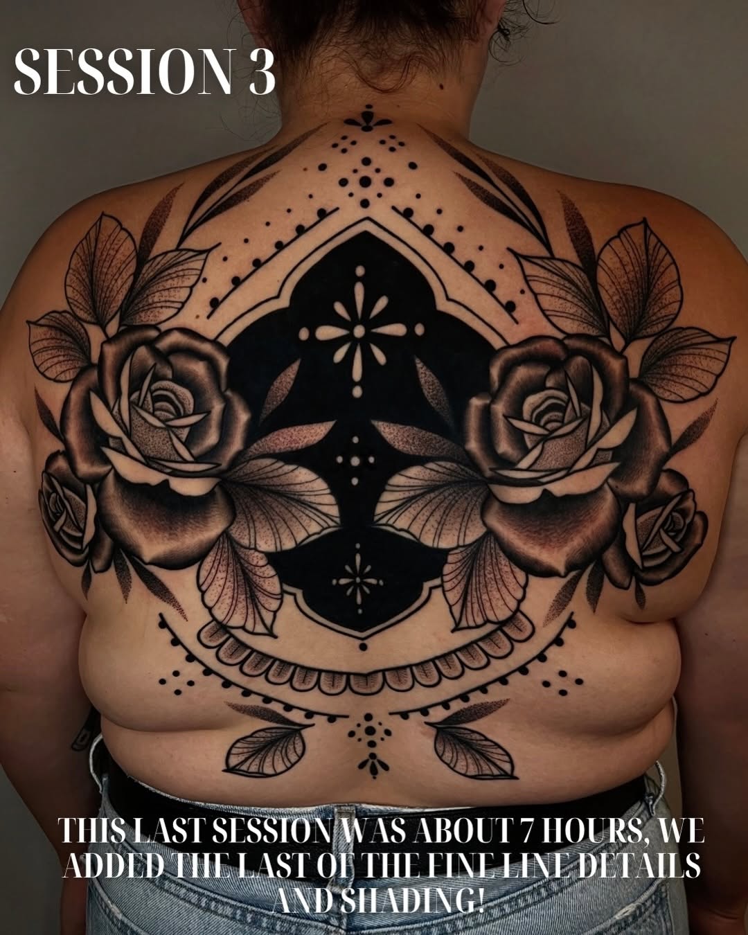 Tattoo by @ofcourseithurts — black_and_grey, ornamental