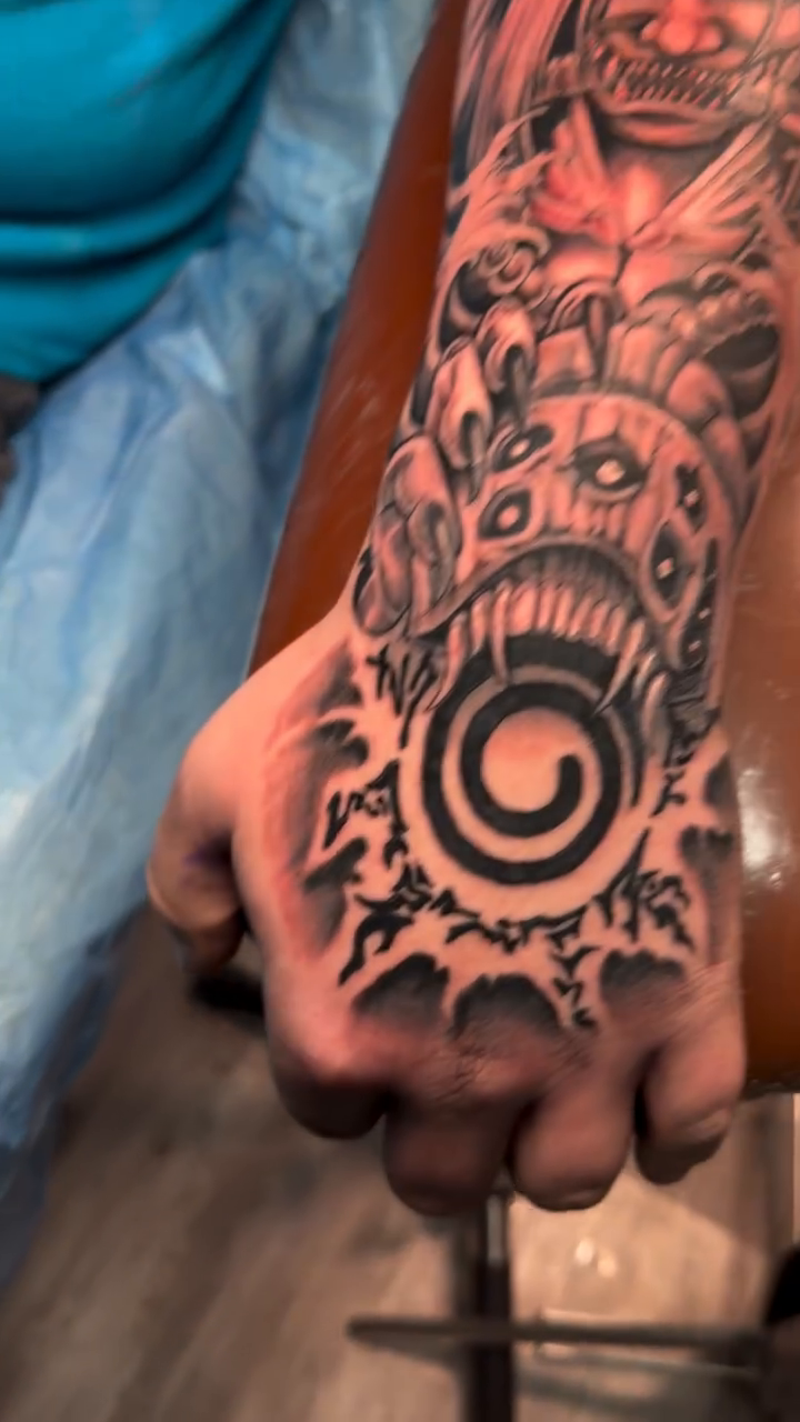 Tattoo by @skotydont — black_and_grey
