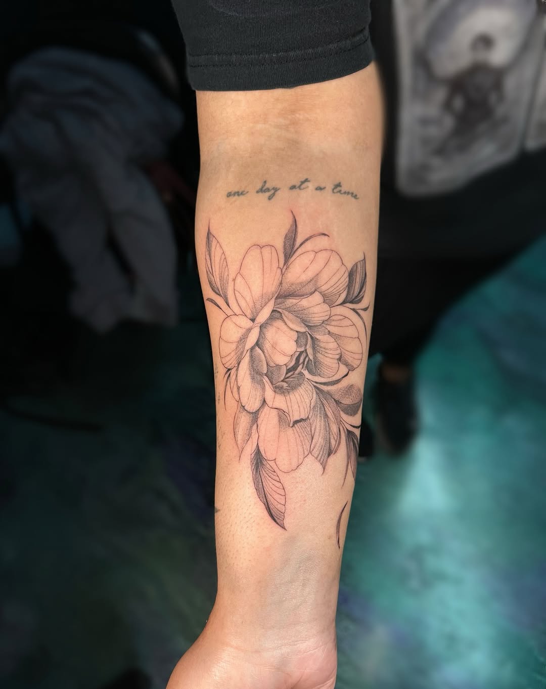 Tattoo by @inkbydonv — fine_line, black_and_grey