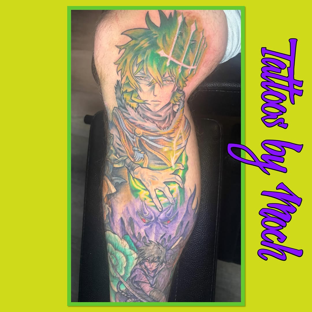 Tattoo by @tattoos_by_moch — anime, illustrative