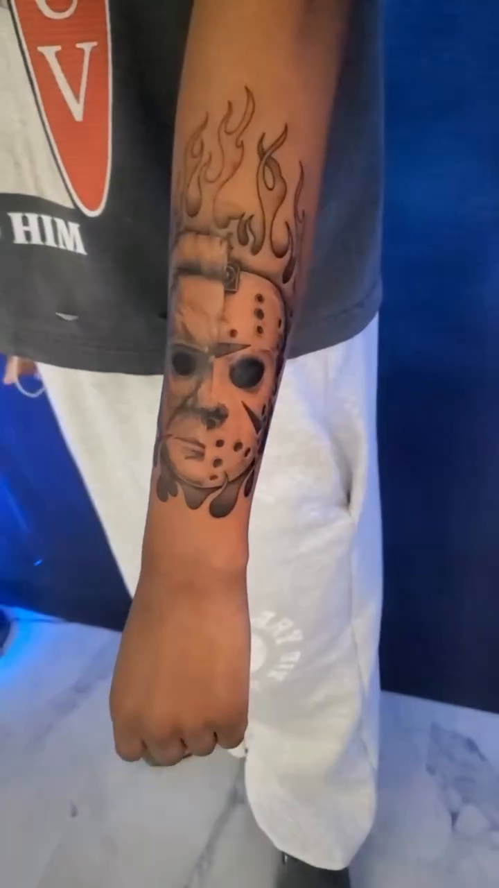 Tattoo by @lunchbox_ink — realism, dark_realism