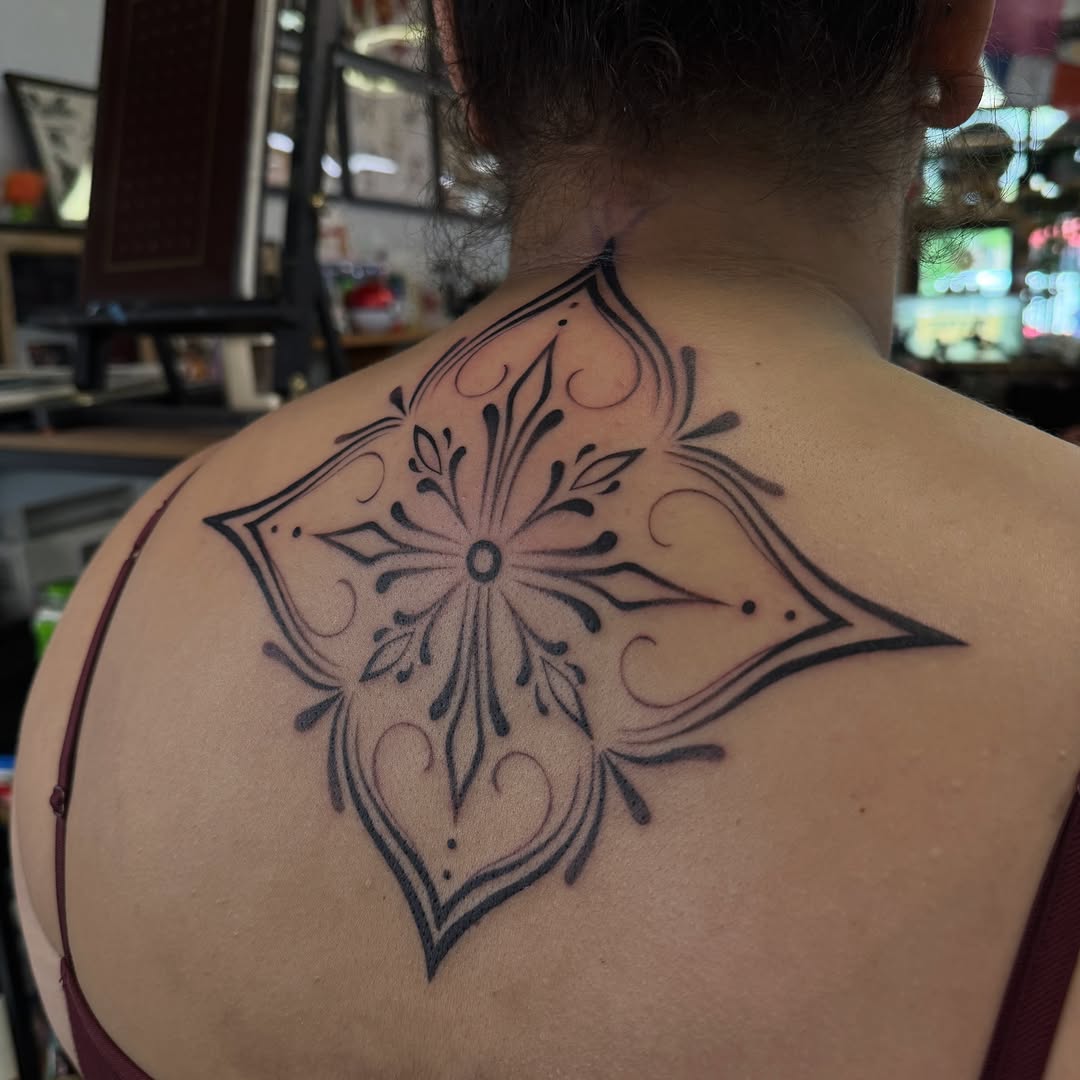 Tattoo by @mvillarreal.ink β ornamental, geometric