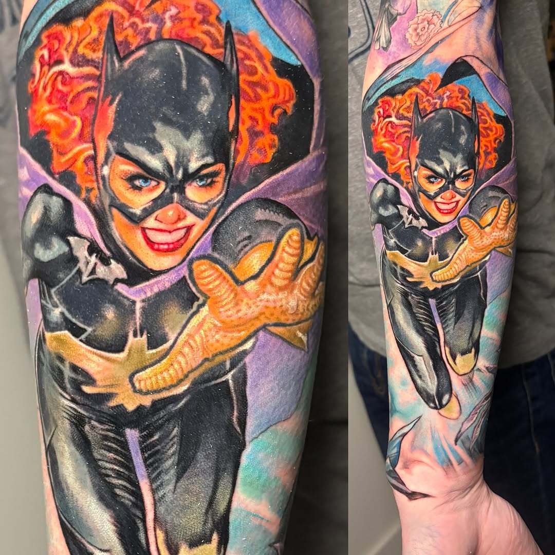 Tattoo by @roveink — realism, anime