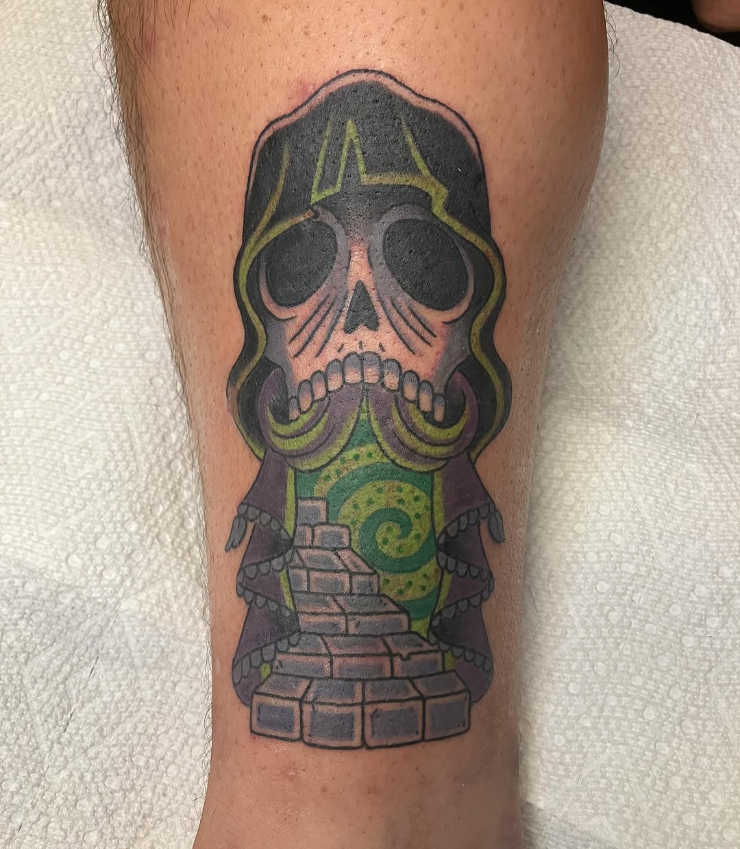 Tattoo by @tattymcghee — illustrative, new_school