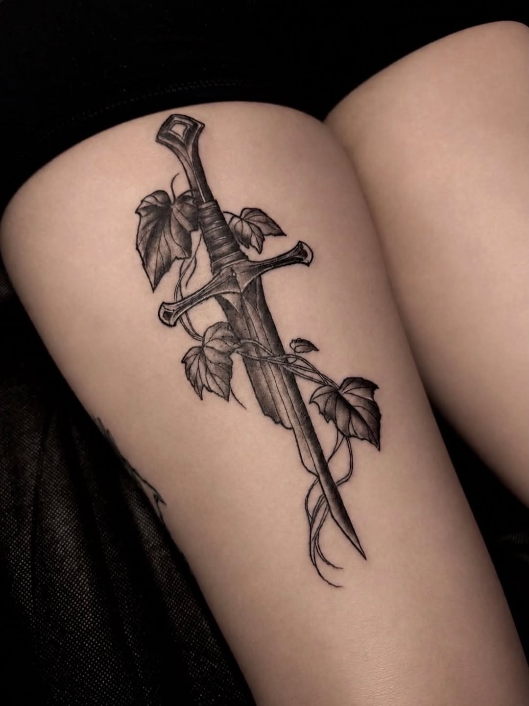Tattoo by @joshmoontattoos — black_and_grey, realism