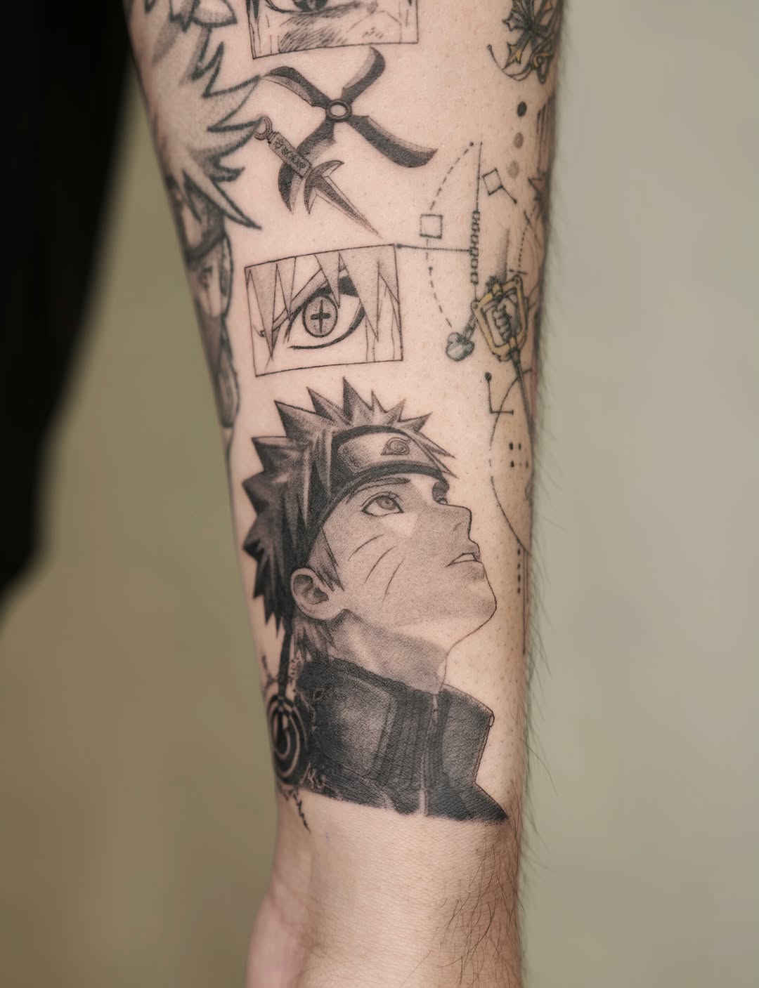 Tattoo by @modoink_reagan — anime, realism