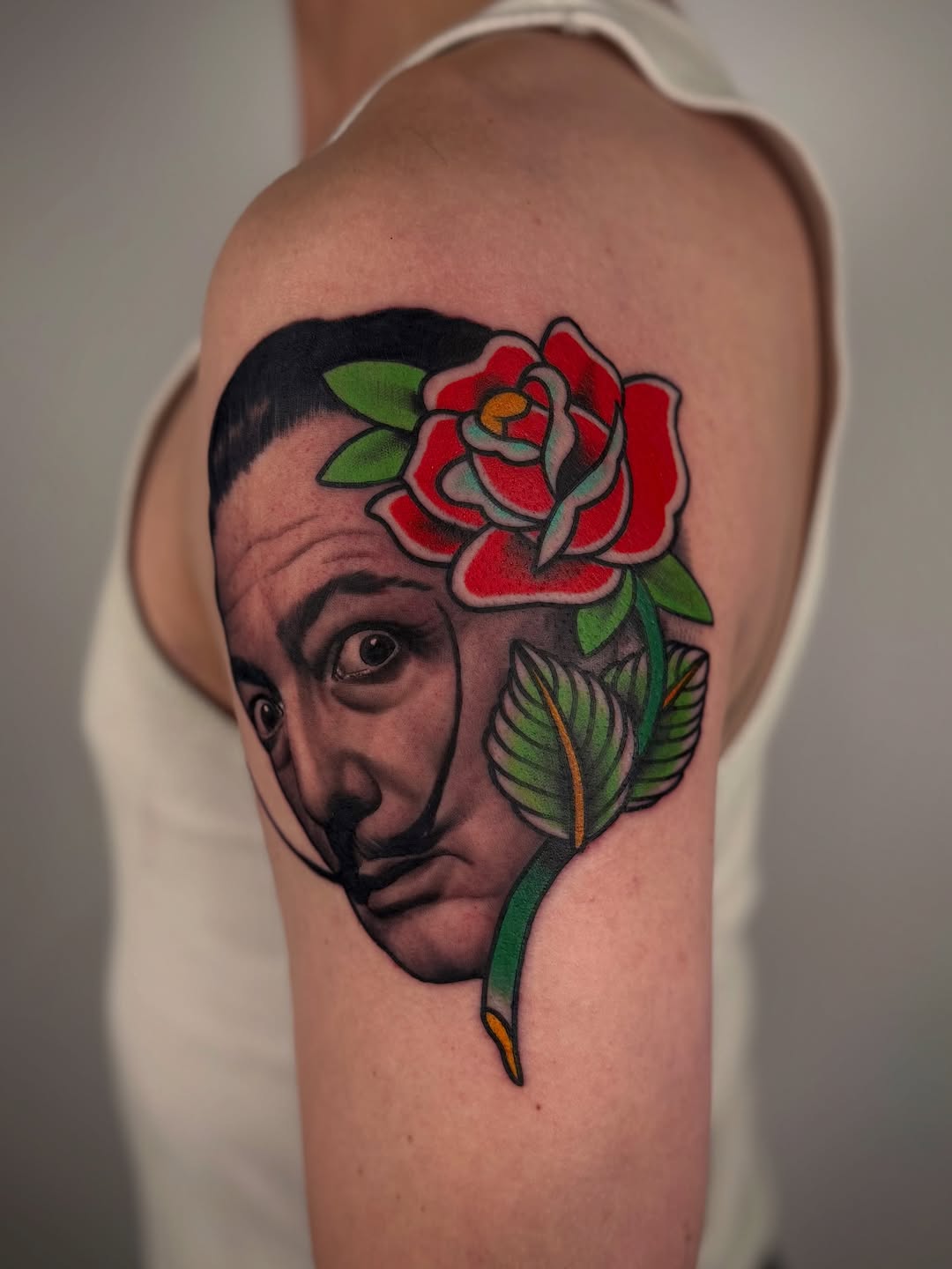 Tattoo by @babcocktattoo — realism, neo_traditional
