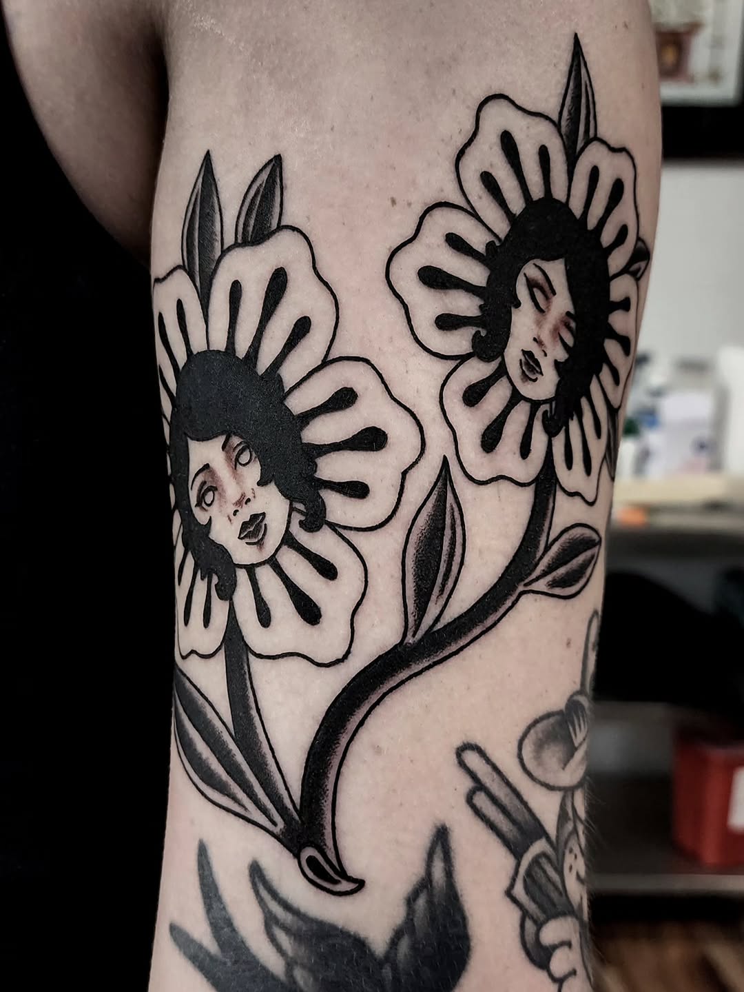 Tattoo by @michaela.rose.tattoo — american_traditional, illustrative