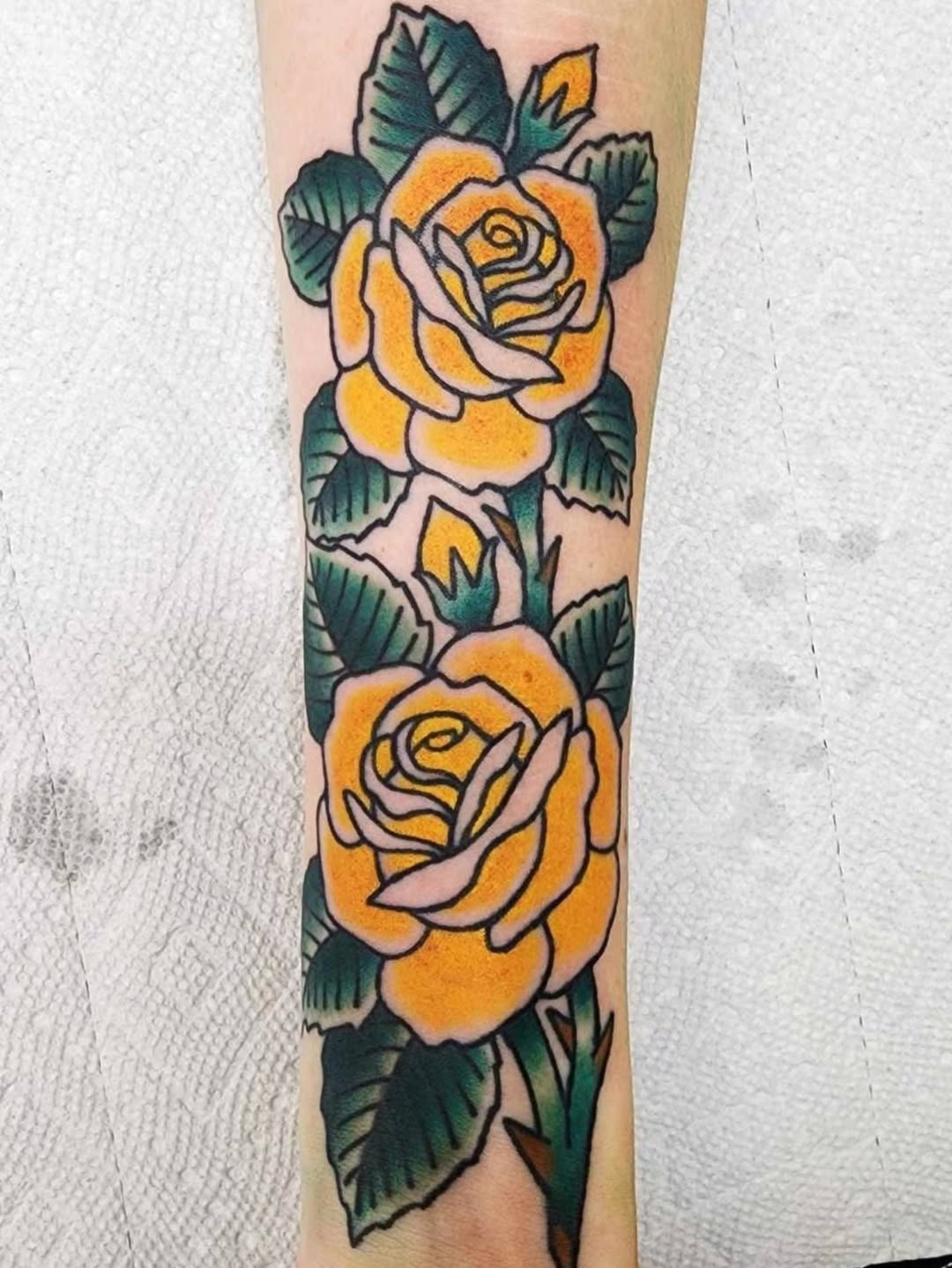 Tattoo by @michaela.rose.tattoo — american_traditional, illustrative