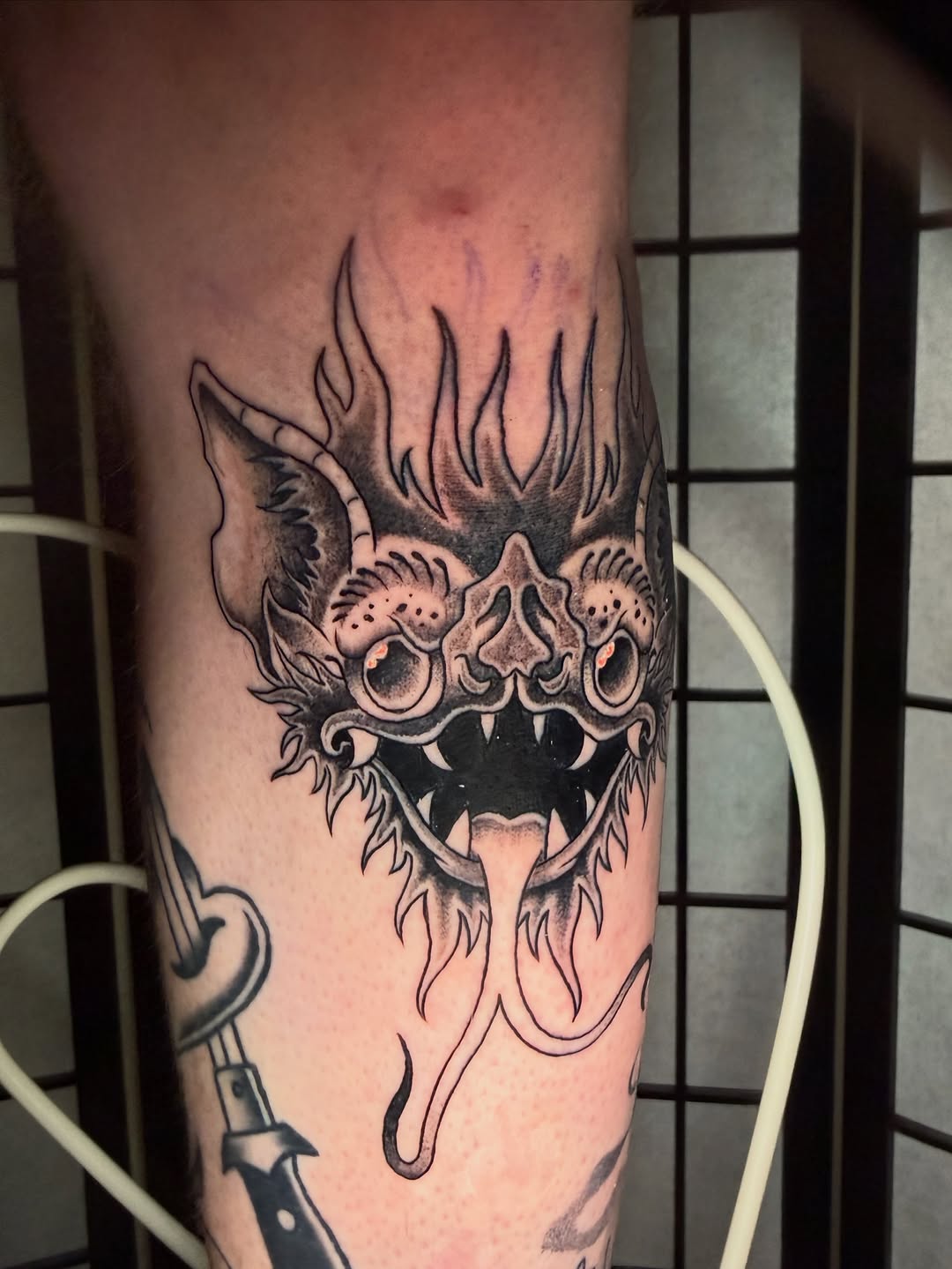 Tattoo by @tattoosbychauncey — japanese_irezumi, black_and_grey