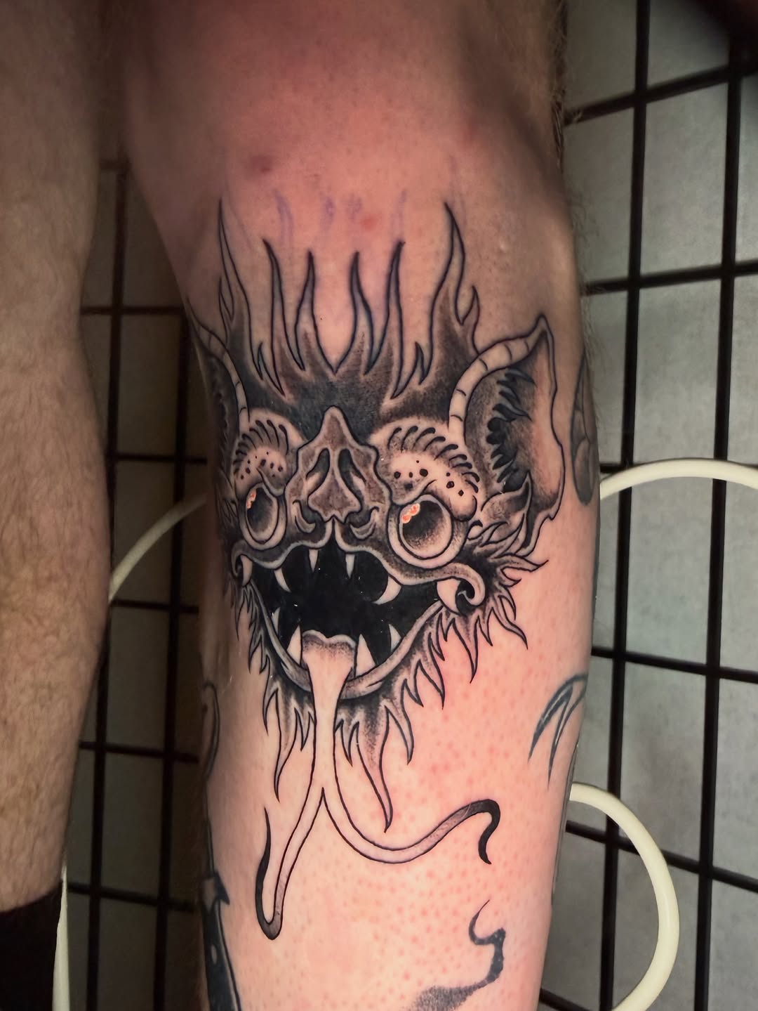 Tattoo by @tattoosbychauncey — black_and_grey