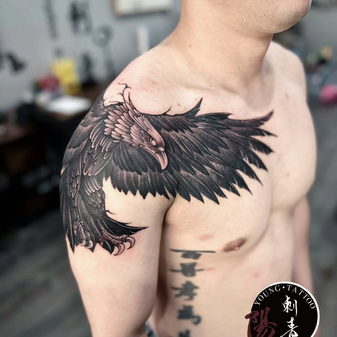 Tattoo by @christina__tattoo — blackwork, realism