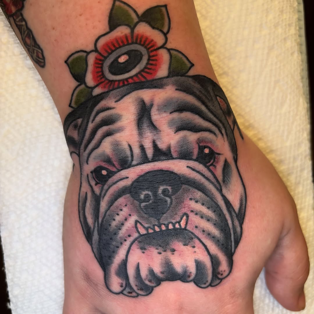 Tattoo by @mikemactattoo — american_traditional, black_and_grey